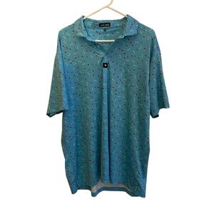 Bad Birdie Men's Blue Golf Shirt Like New 2XL